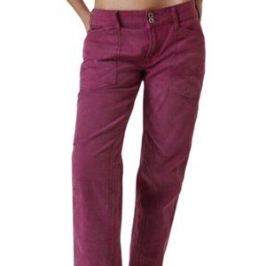 [Pilcro and the Letterpress] The Wander Low Rise Plum Pants - Size 27